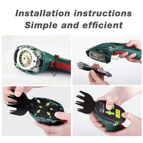 7.2V Cordless Grass Hedge Trimmer