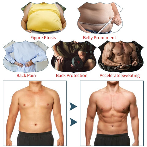 Men Body Shaper Sauna Vest