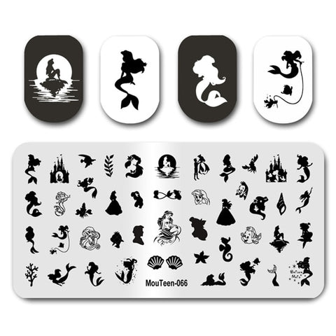New Nail Plates Stamp King Manicure Set