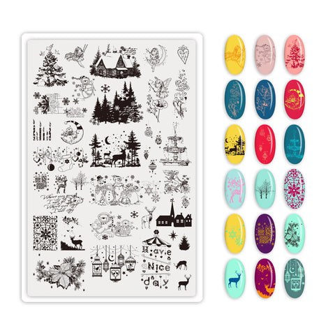 9.5X14.5cm Big Size Nail Stamping Plates
