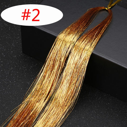 Rainbow Shiny Sparkle Hair Tinsel Kit