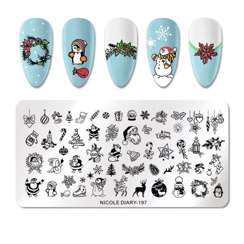 Nails Leaf Flower Manicure Decor