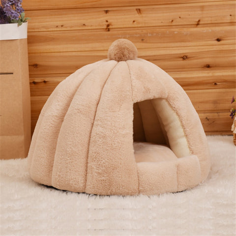 Funny Fruit Pumpkin Dog House Bed