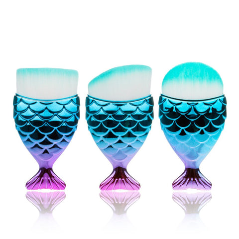 Professional Mermaid Brushes Set