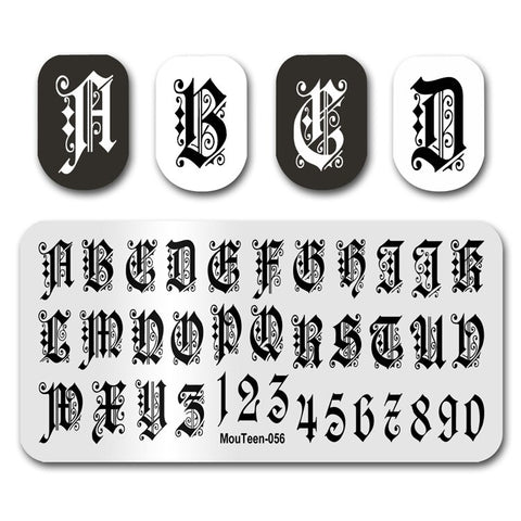 New Nail Plates Stamp King Manicure Set