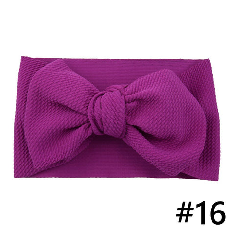 Baby Girls Big Bow Tie Hair Band