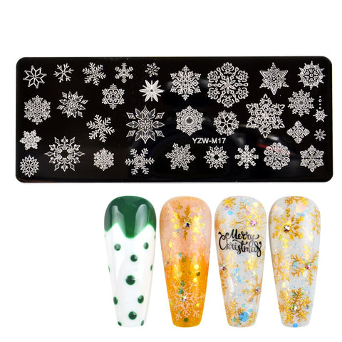 3 Sizes Flower Geometry Nail Stamping Plates