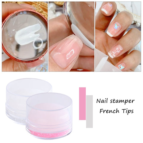 French Mold Nail Art Stamper with Cap