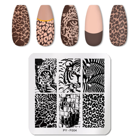New Flower Geometry Nail Stamping Plates