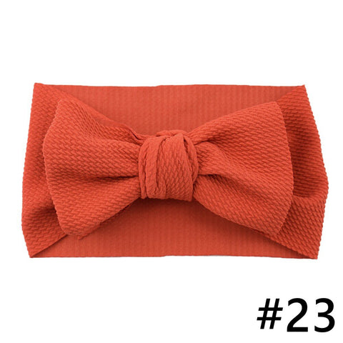 Baby Girls Big Bow Tie Hair Band