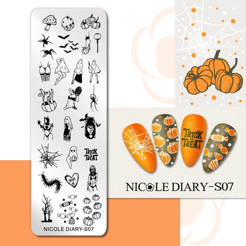 New Space Planet Moon Star Nail Stamping Plates