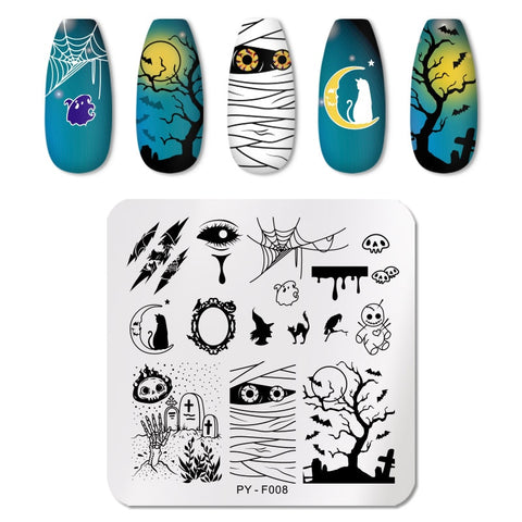 New Halloween Nail Stamping Plates
