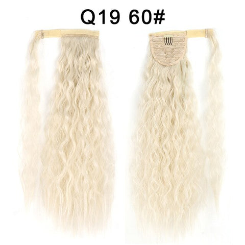 New Natural Hairpiece Headwear Hair Brown Grey