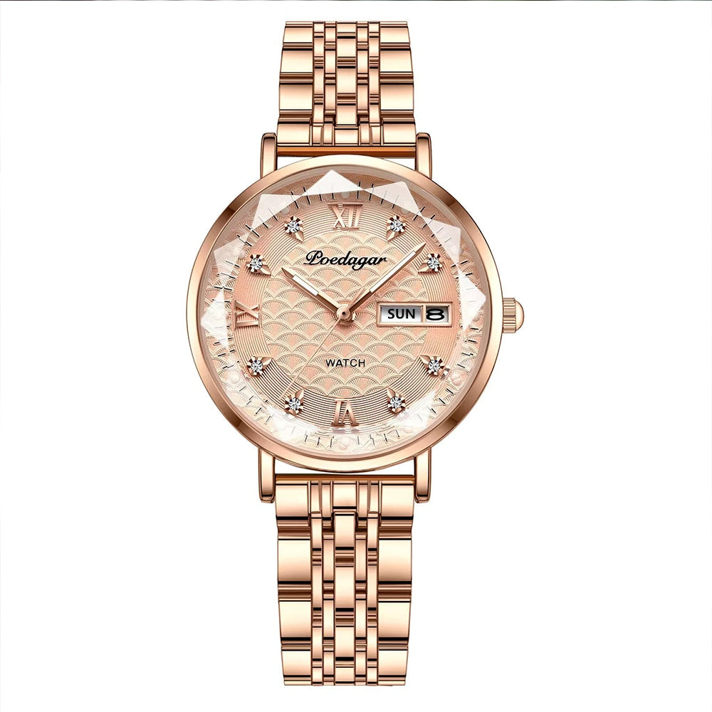 New Fashion Luxury Stainless Steel Wristwatch
