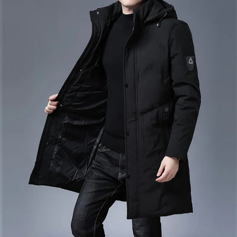 Winter Thicken New Brand Designer Casual Fashion Outwear Windbreaker Coats