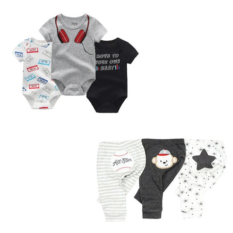 6/9/10PCS Baby Girl Clothes