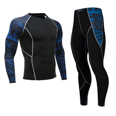 Men Running Fitness Sports Suits
