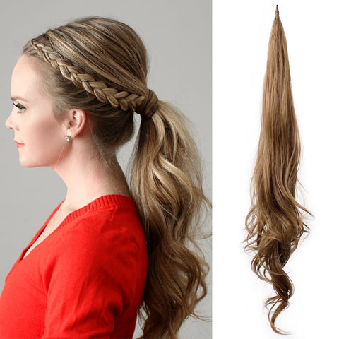 32inch Long Flexible Wrap Around Pony Tail Hair