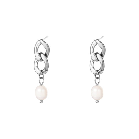 925 Sterling Silver Pearls Earrings