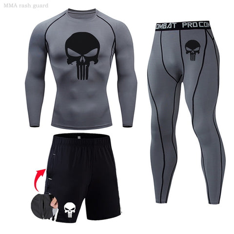 Men Running Fitness Sports Suits