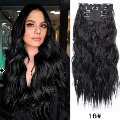 4Pcs/Set 20Inch Synthetic Hair Clip