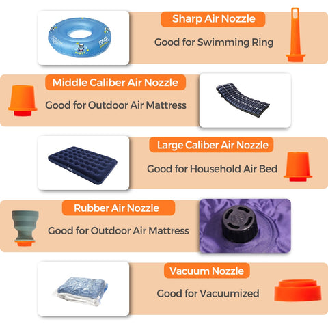 Outdoor Portable Electric Inflator Swimming Ring Pump