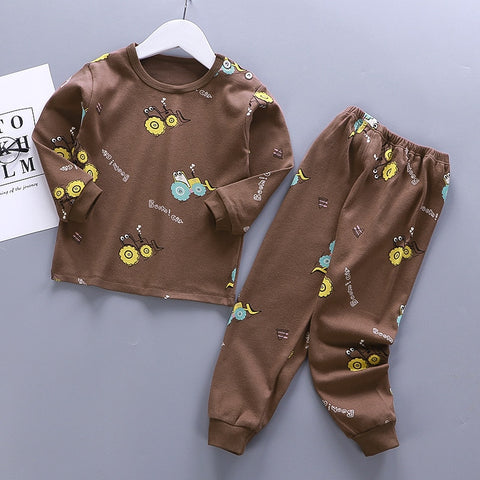 Kids Long Sleeved Pajamas Sets