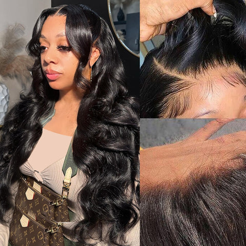 5X5 Transparent Lace Front Closure Human Hair