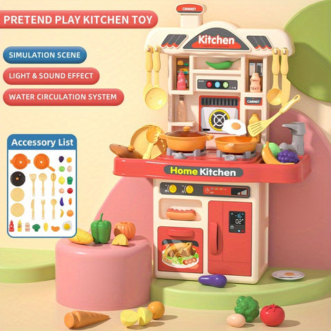 Realistic Pretend Play Cooking Toy for Kids, Chef Play set