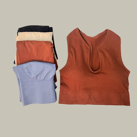 Women Seamless Leggings Sports Yoga Set