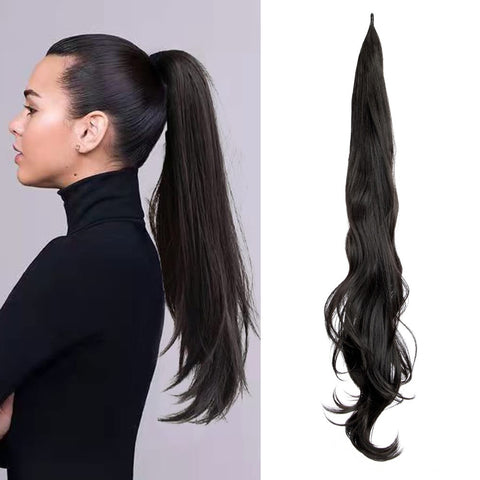 32inch Long Flexible Wrap Around Pony Tail Hair