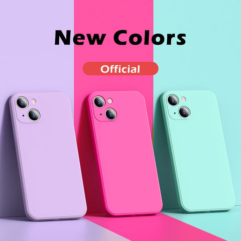 Original Liquid Silicone Square Phone Case
