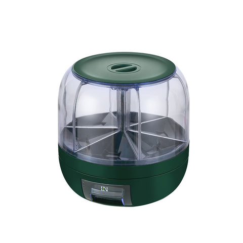 6KG Rotatable 360 Degree Rice Dispenser Sealed Dry Grain Bucket