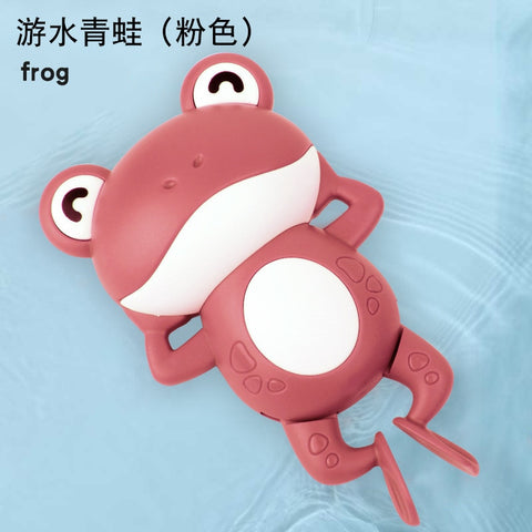 Baby Cute Frogs Clockwork Bath Toy