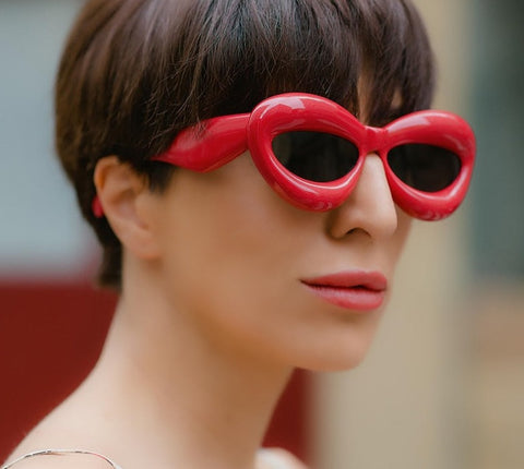 Women Sexy Lip-Shaped Sun Glasses