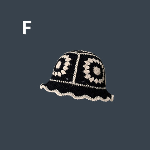 2023 Flower Crochet Bucket Hat