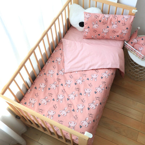 3 Pcs Baby Crib Bedding Set
