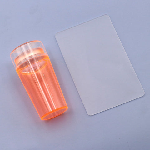 4cm(1 Set) Round Jelly Transfer Painting Stamper