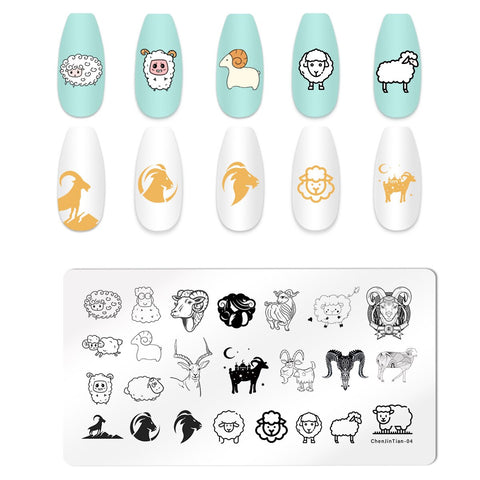 New Nails Art Stencil Stamp Tools