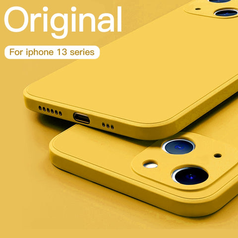 NEW Square Liquid Silicone Phone Case