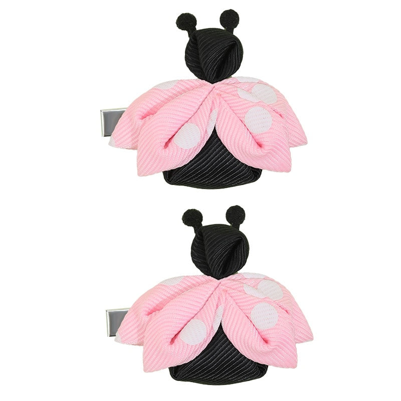Kawaii Ladybug Hair Clips