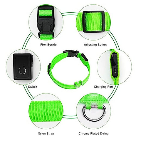 New LED Glowing Dog Collar