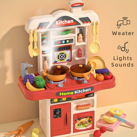 Realistic Pretend Play Cooking Toy for Kids, Chef Play set