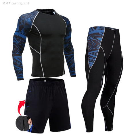 Men Running Fitness Sports Suits