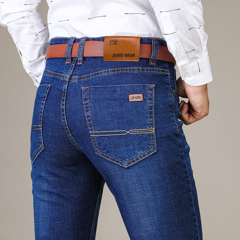 Men Casual Straight Stretch Fashion Trousers