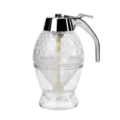 Honey Jar Container Bee Drip Dispenser