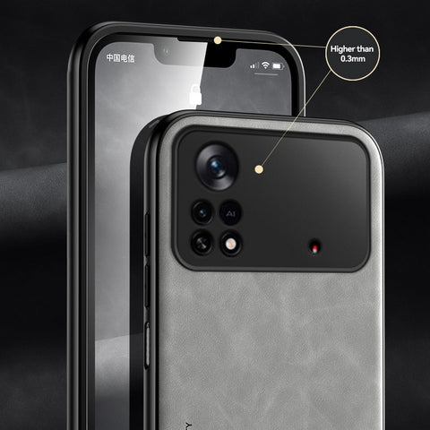 New Magnetic Sheepskin Leather Case