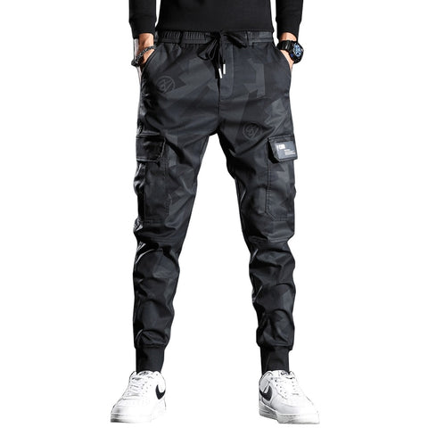 Men Camouflage Elasticity Military Cargo Pants