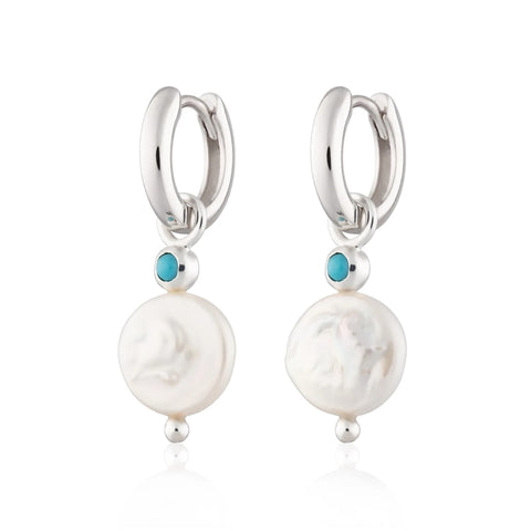 925 Sterling Silver Pearls Earrings