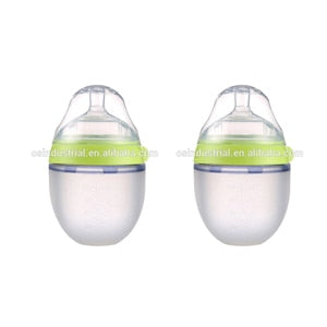 BPA free Baby Silicone Feeding Bottle